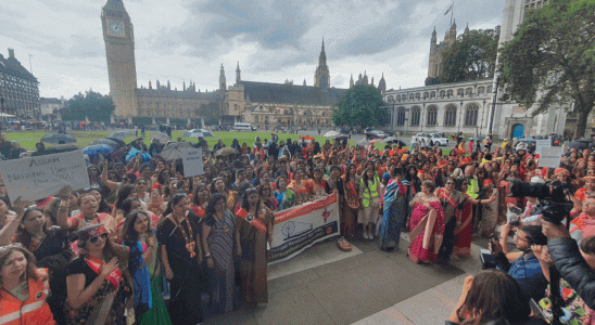 Nationaler Tag der Handweberei Die triste britische Hauptstadt wird von