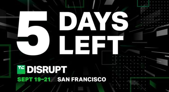 Noch 5 Tage Zeit um bei Paessen fuer Tech Disrupt