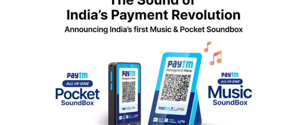 Paytm Paytm bringt tragbare Pocket Soundbox auf den Markt Musik Soundbox