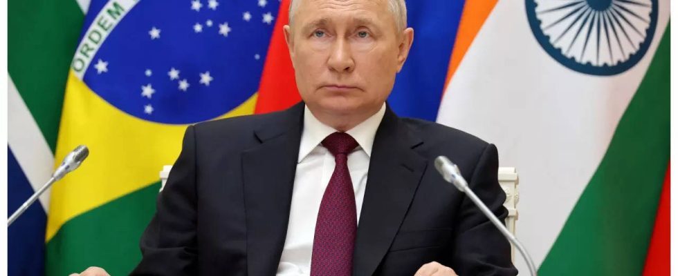 Putin verurteilt in seiner Rede vor dem BRICS Gipfel die Sanktionen