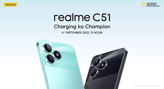 Realme C51 Realme C51 Smartphone mit Minikapsel Design kommt am 4 September