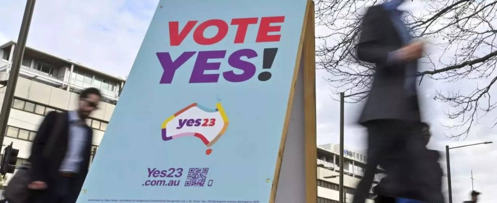 Referendum Australien wird am 14 Oktober ein Referendum ueber die