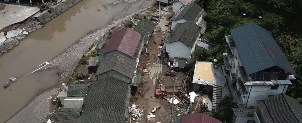 Starke Regenfaelle und Ueberschwemmungen ueberschwemmen China In der Provinz Hunan