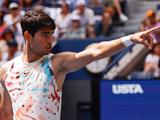 Titelhouder Alcaraz staat één set af aan Evans en bereikt vierde ronde US Open