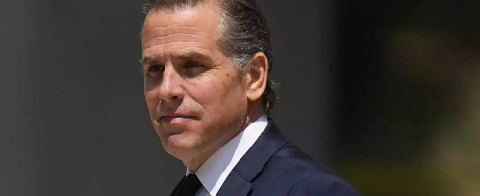 Biden Hunter Biden bekennt sich wegen Schusswaffenvorwuerfen auf nicht schuldig