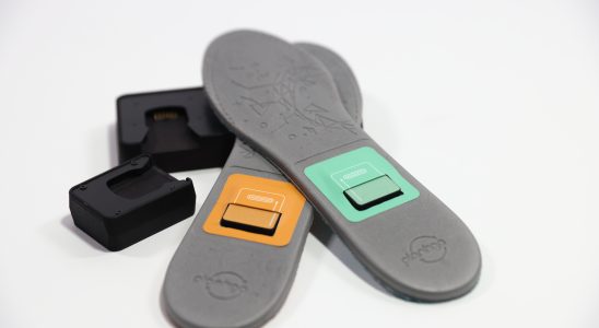 Der KI gestuetzte Schuhsensor Pod von Plantiga Technologies zielt darauf ab das