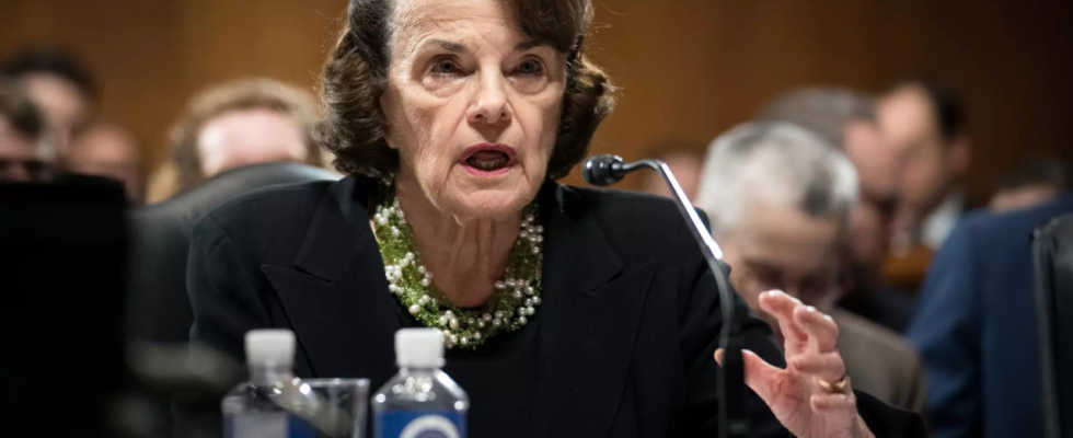 Dianne Feinstein 90 gestorben Aelteste amtierende Senatorin und feste Groesse