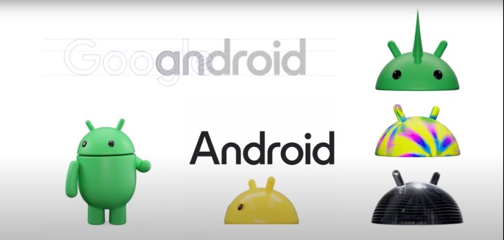 Google aendert das Android Branding mit einem 3D Logo