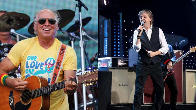 Hoeren Sie wie der verstorbene Jimmy Buffett mit Paul McCartney