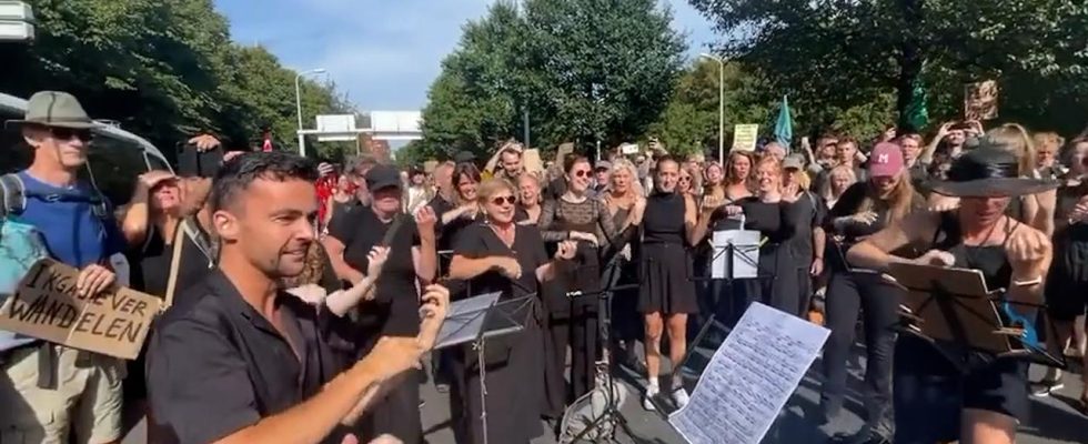 Klimademonstranten am neunten Protesttag erneut von A12 Den Haag entfernt