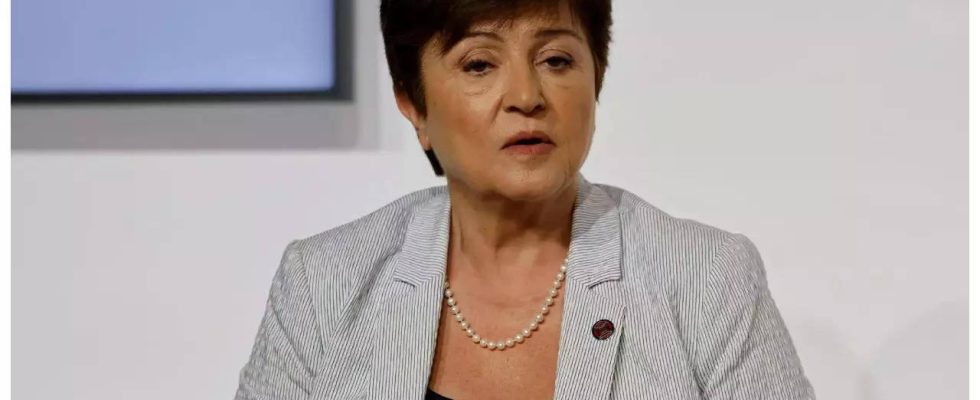 Kristalina Georgieva IWF Chefin begruesst „produktive Gespraeche zum Ende des China Besuchs