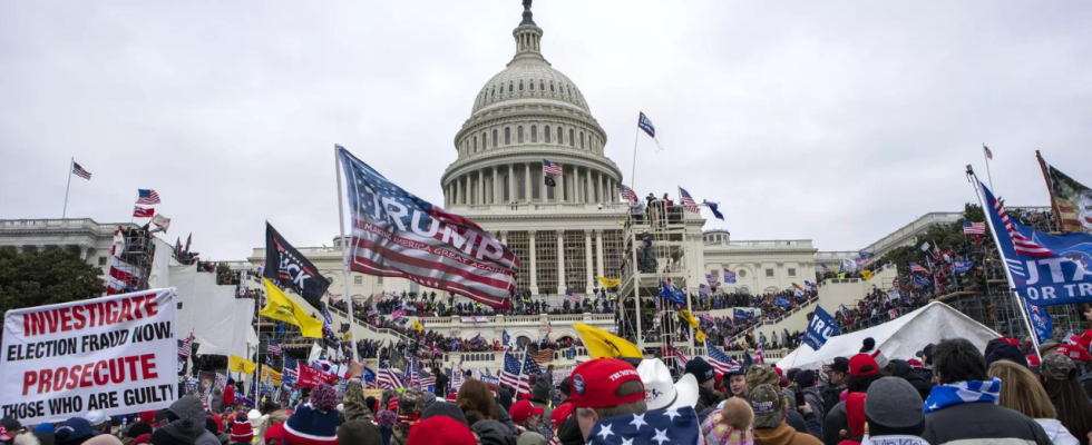 Proud Boys Das Proud Boys Mitglied das vor seiner Verurteilung bei dem