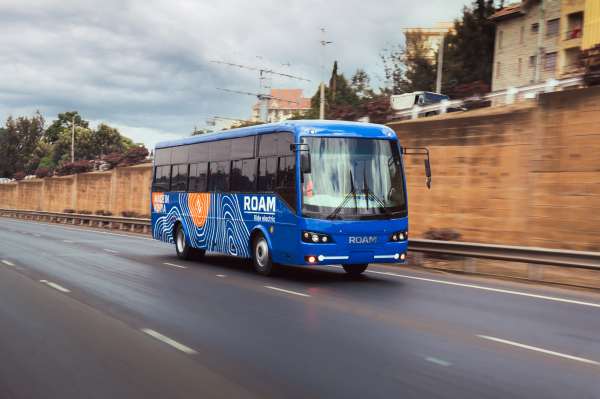 Roam stellt neues EV Busmodell vor um Kenias Nahverkehrssektor zu erschliessen