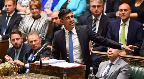 Russland Der britische Premierminister Rishi Sunak wird zu Hause von