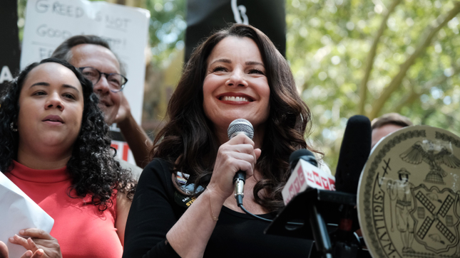 Streikende Schauspieler waehlen Fran Drescher erneut als SAG AFTRA Praesidentin