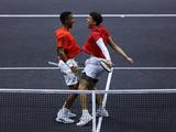 Tennisspieler Team World gewinnen Laver Cup auf Kosten des geschwaechten