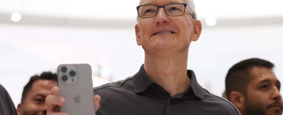 Treibhausgas Apple Chef Tim Cook moechte dass andere Unternehmen diese Idee