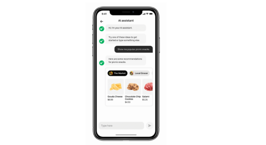 Uber Eats bringt einen von Google betriebenen KI Assistenten mit