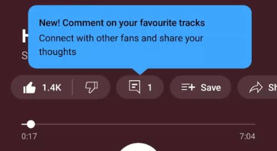 YouTube Music Mit YouTube Music koennen Benutzer jetzt Songs kommentieren