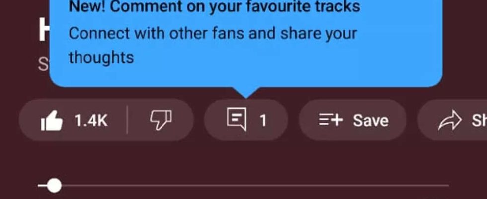 YouTube Music Mit YouTube Music koennen Benutzer jetzt Songs kommentieren