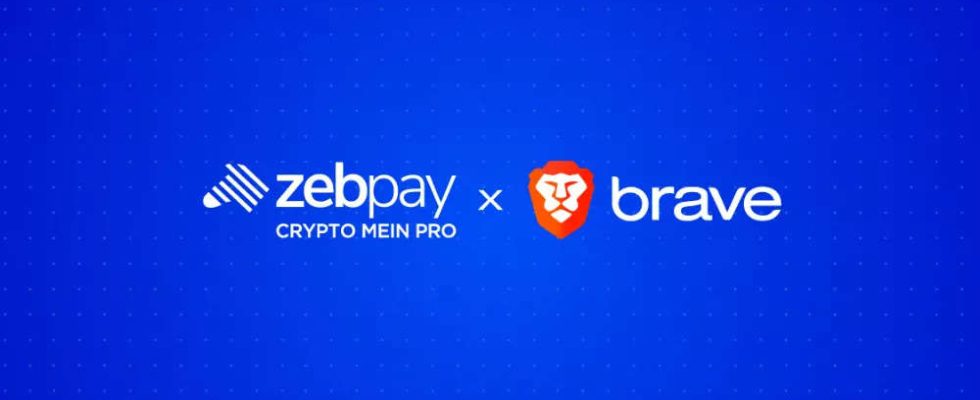 Zebpay ZebPay arbeitet mit Brave zusammen um die Uebertragung und