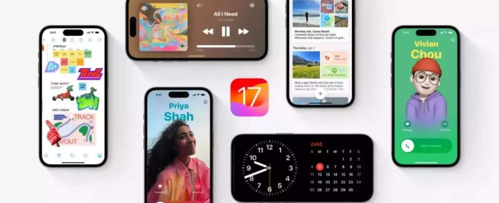 iOS 17 erscheint am 18 September Funktionen Geraeteliste und mehr