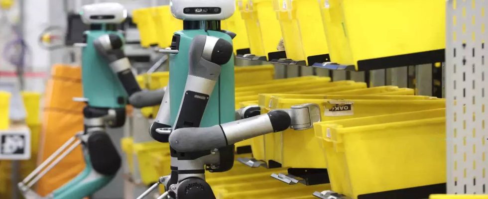 Amazon testet humanoide Roboter in seinen Lagerhaeusern