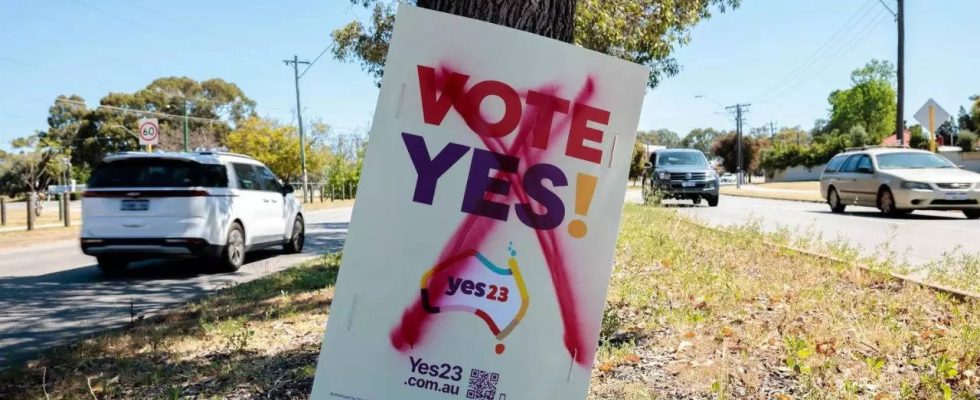 Australische indigene Fuehrer fordern nach der Niederlage beim Referendum eine