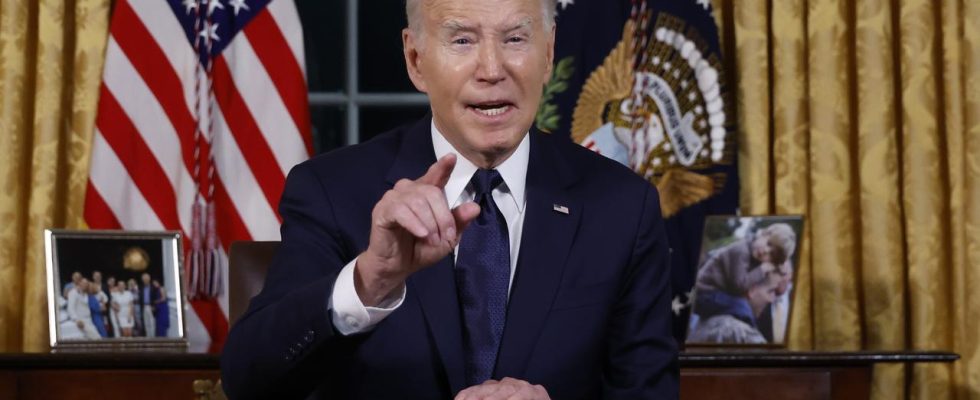 Biden in seltener Rede „Es lohnt sich nicht Israel den