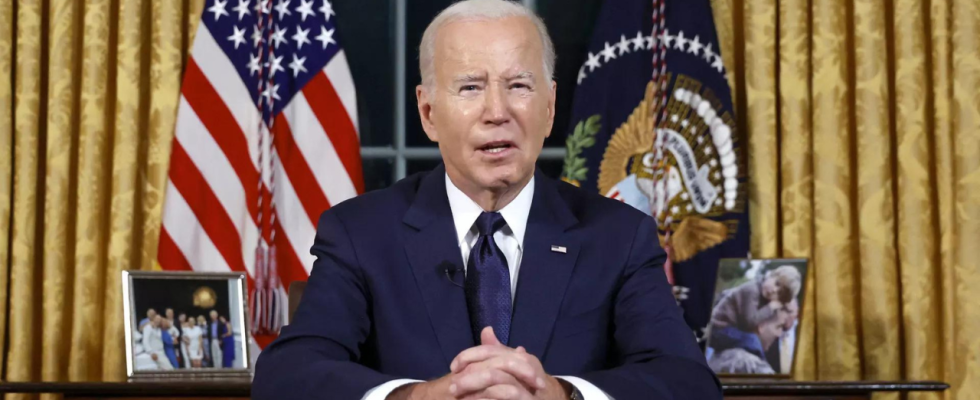 Biden sagt dass der Angriff der Hamas darauf abzielte die