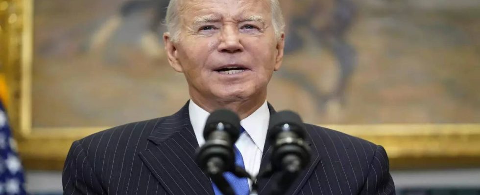 Biden verurteilt den „entsetzlichen Angriff der Hamas waehrend Israels Verbuendete