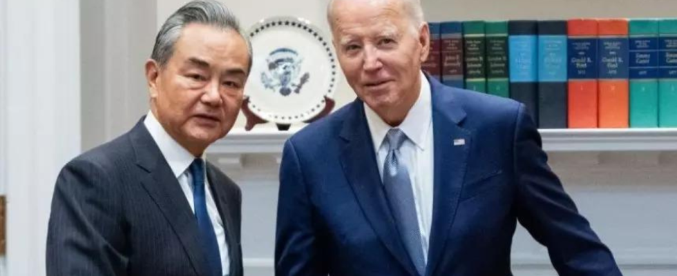 Chinas Aussenminister deutet an dass der Weg zum Xi Biden Gipfel nicht