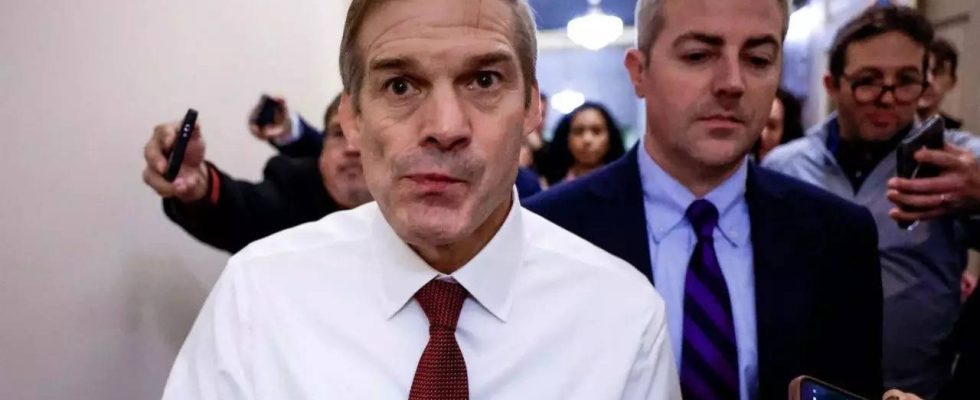 Der republikanische Hardliner Jim Jordan gewinnt Unterstuetzung bei der Bewerbung