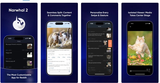 Die Drittanbieter Reddit App Narwhal hofft die App Saeuberung von Reddit mit einem