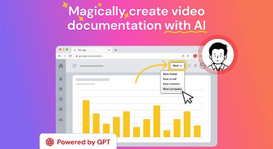 Die KI von Guidede generiert automatisch Videos zur Softwaredokumentation