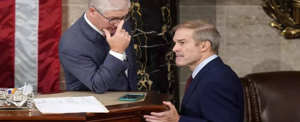 Die Republikaner streichen Jim Jordan als Kandidaten fuer den Sprecher