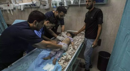 Die ueberfuellten Krankenhaeuser im Gazastreifen stehen kurz vor dem Zusammenbruch