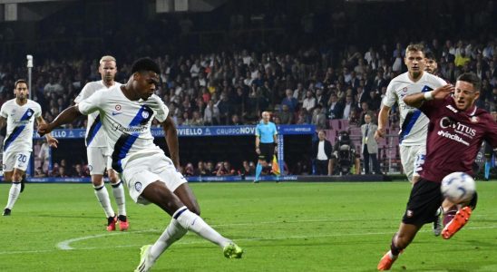 Dumfries mit wichtiger Vorlage fuer den Sieg von Inter PSG