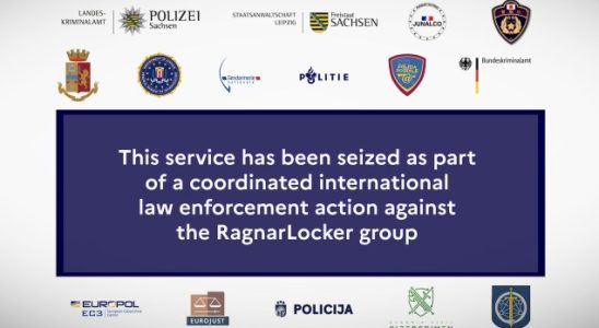 Dunkle Website mit RagnarLocker Ransomware bei internationaler Razzia beschlagnahmt