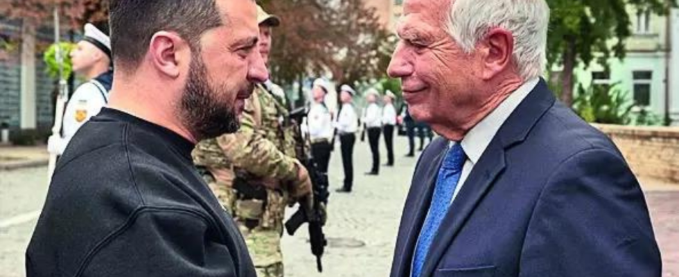 EU Minister treffen sich in Kiew um die Ukraine angesichts der