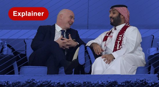 FIFA Chef Infantino bestaetigt dass Saudi Arabien die FIFA Weltmeisterschaft 2034 ausrichten wird