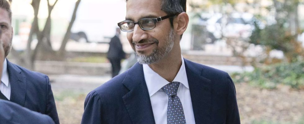 Google vs US Regierung Google Chef Sundar Pichai erklaert vor Gericht warum