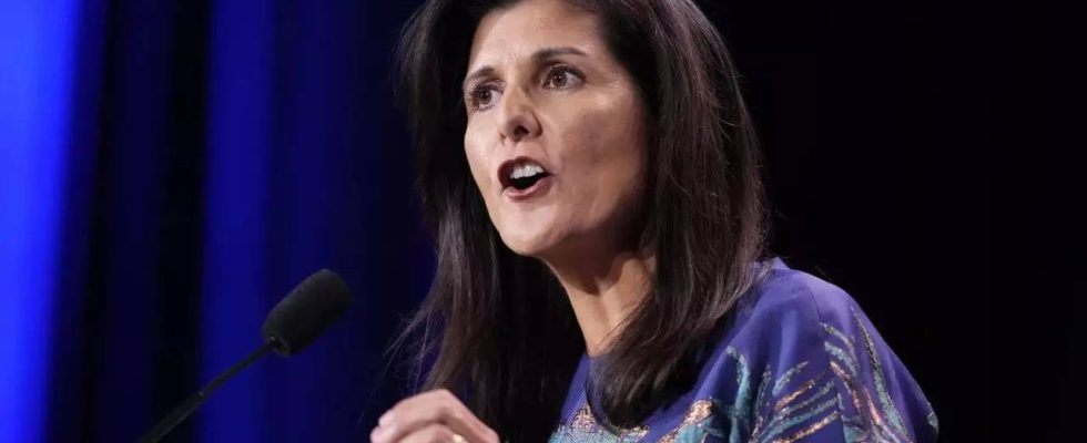 Haley „Nicht gut fuer unser Land Nikki Haley kritisiert die