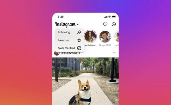 Instagram testet einen speziellen Feed fuer Beitraege von Meta Verified Benutzern