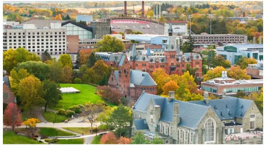 Israel Hamas Konflikt Cornell University in Alarmbereitschaft wegen Nachrichten die die juedische