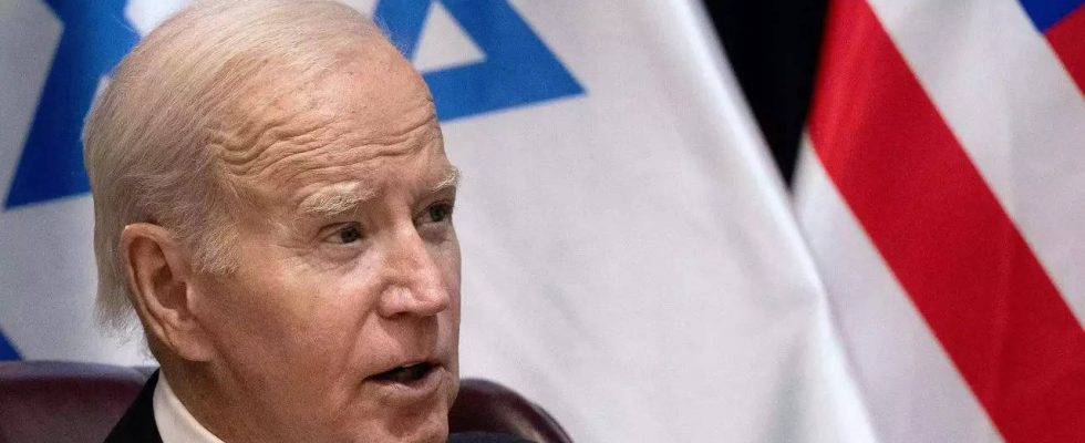 Krankenhausstreik Biden sagt US Daten zeigen dass Israel nicht hinter dem