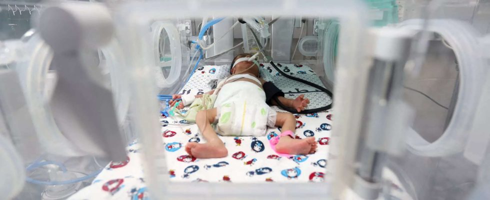 Lebensqualitaet Neugeborenenstation in Gaza warnt gefaehrdete Babys „innerhalb von Minuten