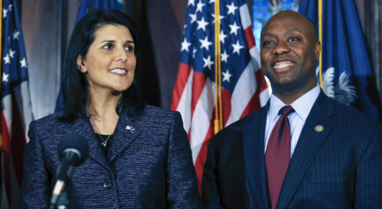 Nikki Haley und Tim Scott suchen die Unterstuetzung ihres Heimatstaates