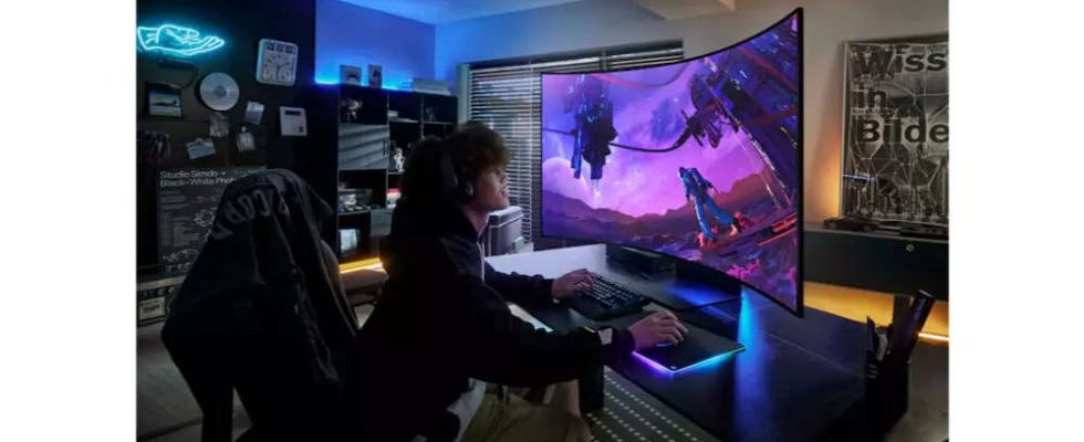 Odyssey Ark Samsung bringt Odyssey Ark Gaming Monitor der zweiten Generation