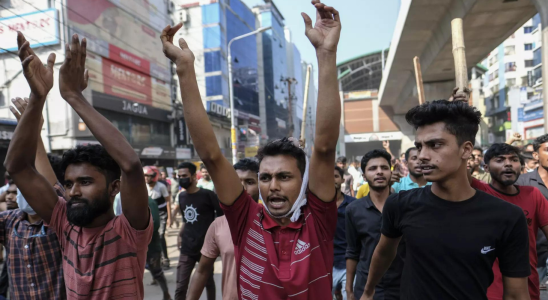 Oppositionsaktivisten Zwei bangladeschische Oppositionsaktivisten wurden bei Protesten gegen die Regierung